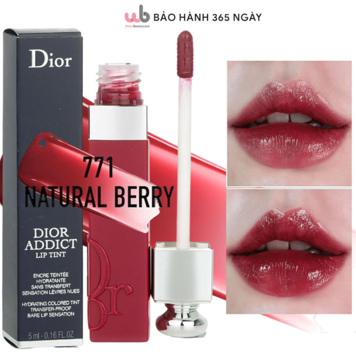 Son Dior Addict Lip Tattoo Màu 771 Natural Berry Tint  Thế Giới Son Môi