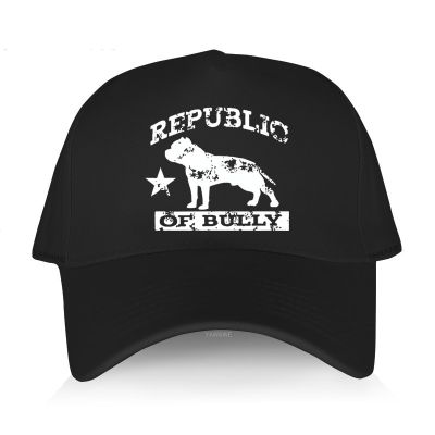 2023 New Fashion  Mens Baseball Cap Art Style Fishing Hat Republic Of Bully Pit Bull Printed Hat Caps，Contact the seller for personalized customization of the logo