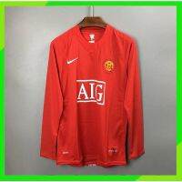 ∋┋﹉ 07/08 Mu retro ML เสื้อแขนยาว บ้าน 2007/2008 Ronaldo 7