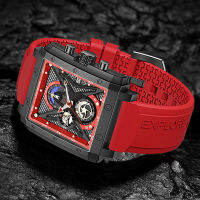 HotBig LIGE Men S Sports Chronograph นาฬิกาข้อมือสำหรับชายกองทัพสายซิลิโคนสแควร์ควอตซ์นาฬิกาจับเวลานาฬิกา Man Relogios Masculino