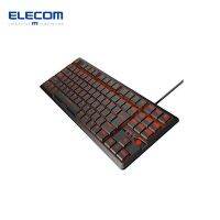 ELECOM USB-A คีย์บอร์ดเล่นเกม [ARMA] สวิตช์ทนทานขนาดกะทัดรัด50ล้านอาร์เรย์แบบญี่ปุ่นพร้อม TK-ARMA30BK LED สีดำ