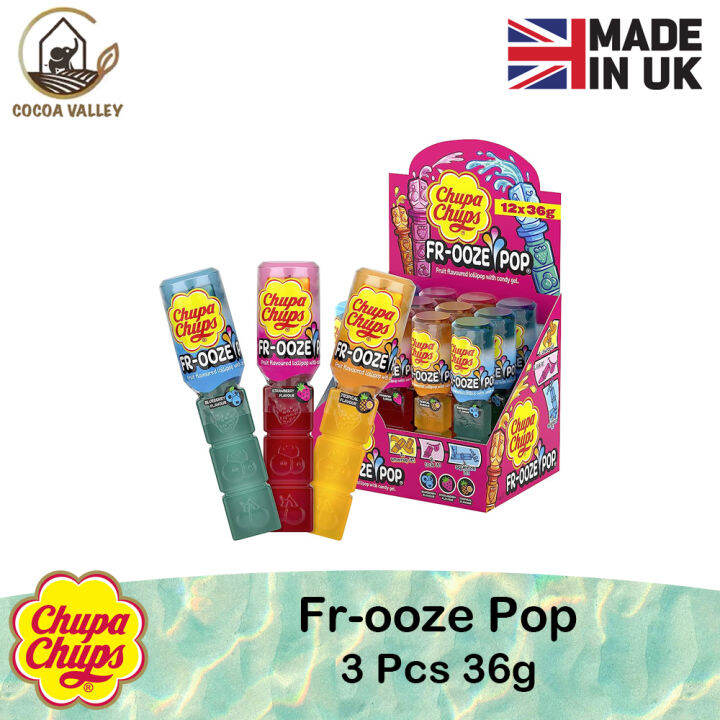 Chupa Chups Fr-ooze Pop 3 Pcs 36g (Made in UK) | Lazada