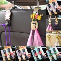 Universal Car Seat Terug Cartoon Haak Hangers Organizer Hoofdsteun Mount Opslag Interieur Accessries