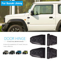 2Pcs รถเครื่องยนต์ Hood บานพับประตูตกแต่งสติกเกอร์สำหรับ Suzuki Jimny 2019 2020 2021อุปกรณ์เสริมภายนอก