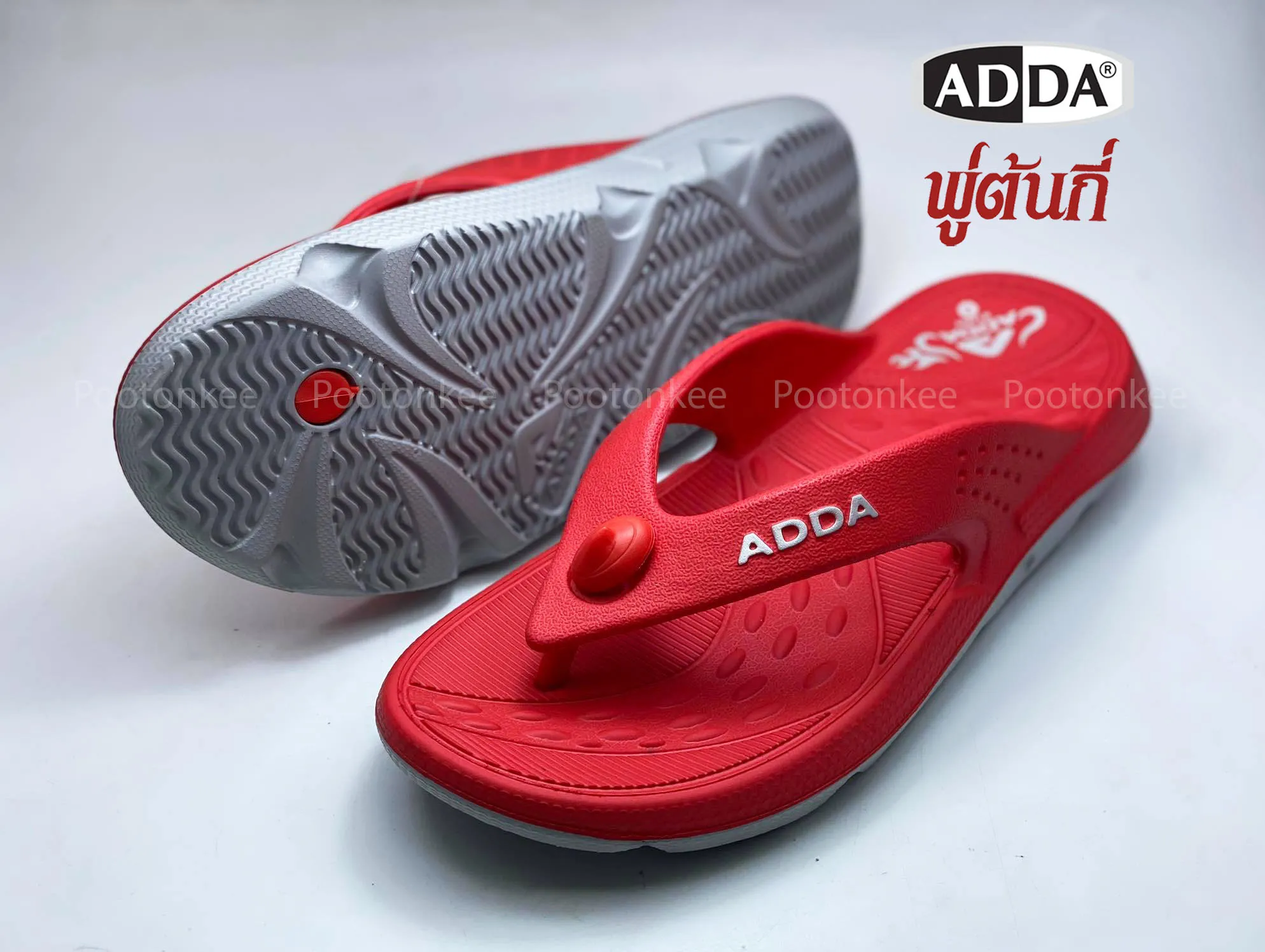 ADDA 2density รองเท้าแตะ รองเท้าลำลอง สำหรับผู้ชาย แบบหนีบ รุ่น 5TD54 ...