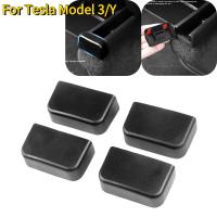 ❉✲✖ 4Pcs Car Rear Seat Slide Rail Anti-Kick Rubber Plug Protective Cover for Tesla Model 3 Y 2017‑2023 Auto Interior Accessories