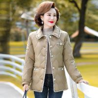✥♛ Mother new winter cotton-padded clothes little sweet wind thickening coat old warm coat woman with hair thickening cotton-padded jacket