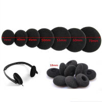 10 ชิ้นโฟมแผ่นรองหูฟัง,หูฟังเปลี่ยนฟองน้ำครอบคลุมหูฟังหูฟัง Earmuffs Eartips 18 มม. 35 มม. 45 มม. 50 มม. 60 มม. 70 มม.-mqte1745