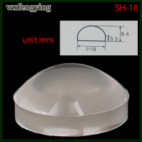 wxfengying 1PC PMMA Plano เลนส์อะคริลิคใสคอนเดนเซอร์สำหรับซูมไฟฉาย LED โคมไฟจักรยาน