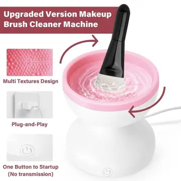 Portable USB Makeup Brush Cleaner Machine Electric Cosmetic Brush Cleaning  Washing Tools Automatic Cleaning Makeup Brushes