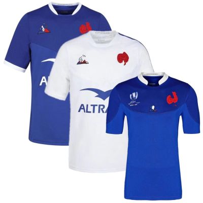 High quality 2021 France Rugby Jersey Home Away League Shirt France Rugby Jerseys Shirts Shorts 2019 RWC S-5XL