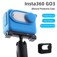 เคสซิลิโคนฝาครอบป้องกันอุปกรณ์เสริมกล้องสำหรับ Insta360 GO 3