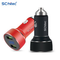 4.8A Dual USB Car Charger Universal Phone Fast Charging With LED Display Phone Charge for Samsung Quick Charge Adapter