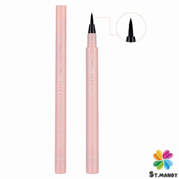 md-อายไลเนอร์บางเฉียบ-กันน้ำและกันเหงื่อ-สีดำ-เส้นเรียบ-แห้งเร็ว-slim-eyeliner