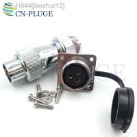 WS20 Type Waterproof 3 pin Aviation Square Panel Mount Connector Electrical Equipment Wire Connector Plug Socket IP67