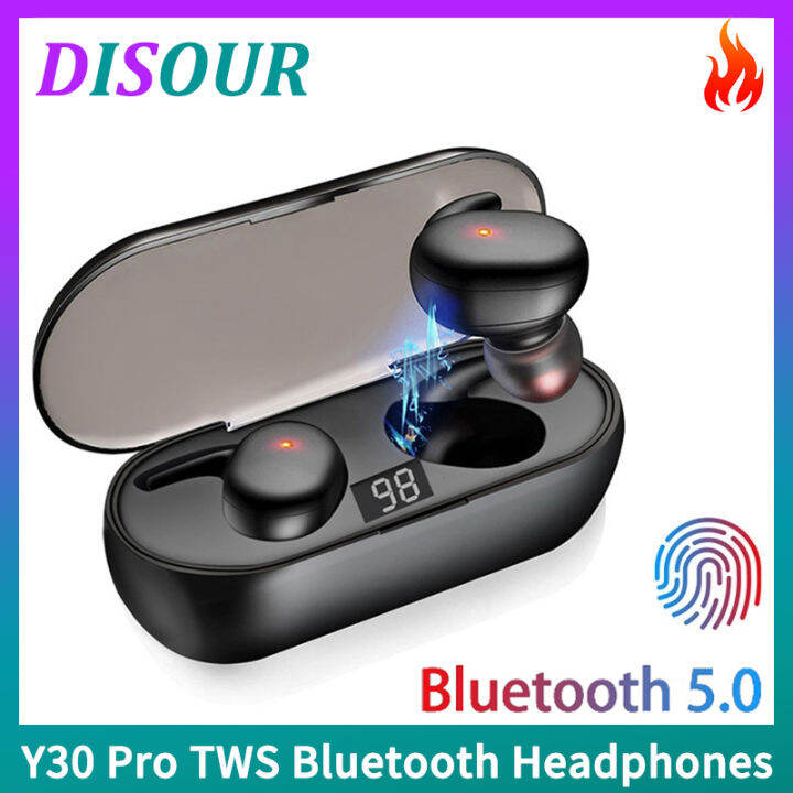 DISOUR Original Y30 Pro TWS Bluetooth Earphones Touch Control True ...