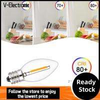 V-ELECTRONIC 0.5วัตต์1วัตต์ค่ะ หลอดไฟแสงคริสตัล สีขาวอบอุ่น E12 E14 หลอดไฟสำหรับหลอดไฟ ร้อนแรงมาก หลอดไส้ เทียนหลอดไฟแสง แสงสีขาว6000K