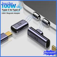 BUCHE USB C ถึง Type C ตัวแปลงสัญญาณ Pd 100W แม่เหล็กแบบแม่เหล็ก 40Gbps ค่ะ USB4.0 Type-C อะแดปเตอร์ชาร์จ