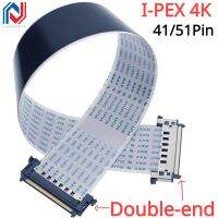 I-PEX 41Pin 51Pin ความละเอียดสูง4K LVDS สายแพ LCD AWM 20861 20706 105C 60V VW-1 V-By One 41P 51P FFC FPC สองหัว