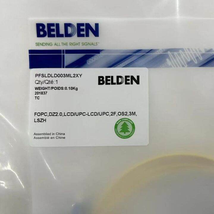 multimode fiber jumper Belden singlemode optical fiber jumpers