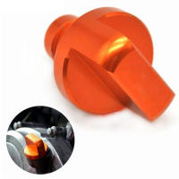 สำหรับ KTM DUKE 390200125690990 RC125200390สีส้มรถจักรยานยนต์ CNC อลูมิเนียมเครื่องยนต์แม่เหล็กน้ำมันท่อระบายน้ำเสียบหมวก