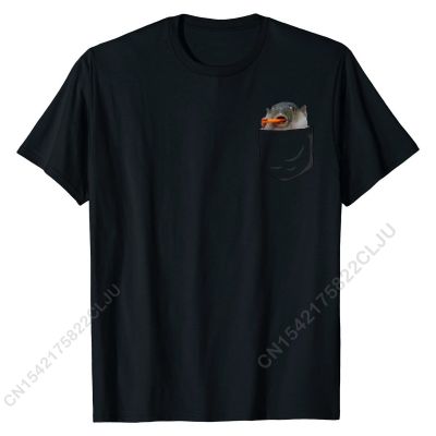Pufferfish Eating A Carrot Meme Blowfish Dank Memes Pocket T-Shirt Men Tees Fashion Cal Cotton Adult T Shirt Cal