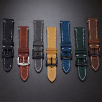 Top Grain Genuine Leather Watch Band Strap Quick Release Watch Bands 20mm 22mm Handmade Vintage Watchbands