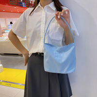 ifashionbagshop(IF1924) กระเป๋าถือ/สะพายไหล่pretty and libety ผ้าไนล่อน