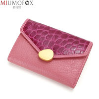 Mini Wallet Women Genuine Leather Wallets Fashion Alligator Hasp Short Wallet Female Small Coin Purse Womens Wallets and Purses