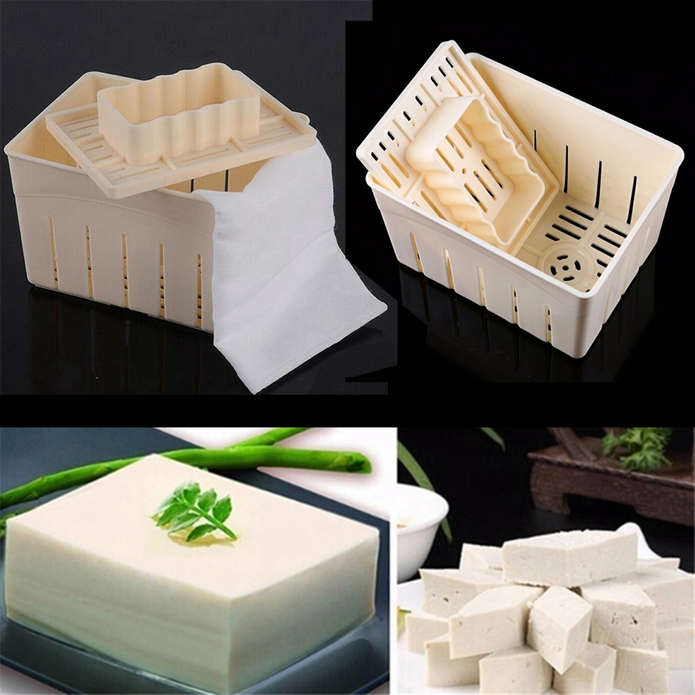 Tofu Press Maker DIY Handmade Tofu Mold Box Soybean Curd Maker Tofu Pressing Mold Making Machine for Kitchen