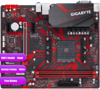 G + Igabyte GA B450M เกม B450 /2-DDR4 DIMM /M.2 /USB3.1 /Micro-Atx/ Max-32G ช่องคู่เมนบอร์ด AM4