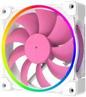 พัดลม ZF-12025-PINK ID-COOLING 120Mm 5V 3พินแอดเดรส RGB พัดลมทำความเย็น MB ซิงค์4พินพัดลมควบคุมความเร็ว PWM สำหรับหม้อน้ำ