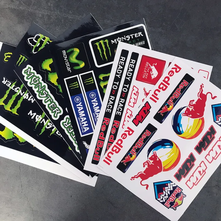 Car Styling Monster Energy Stickers and Decals Motorcycle/waterproof