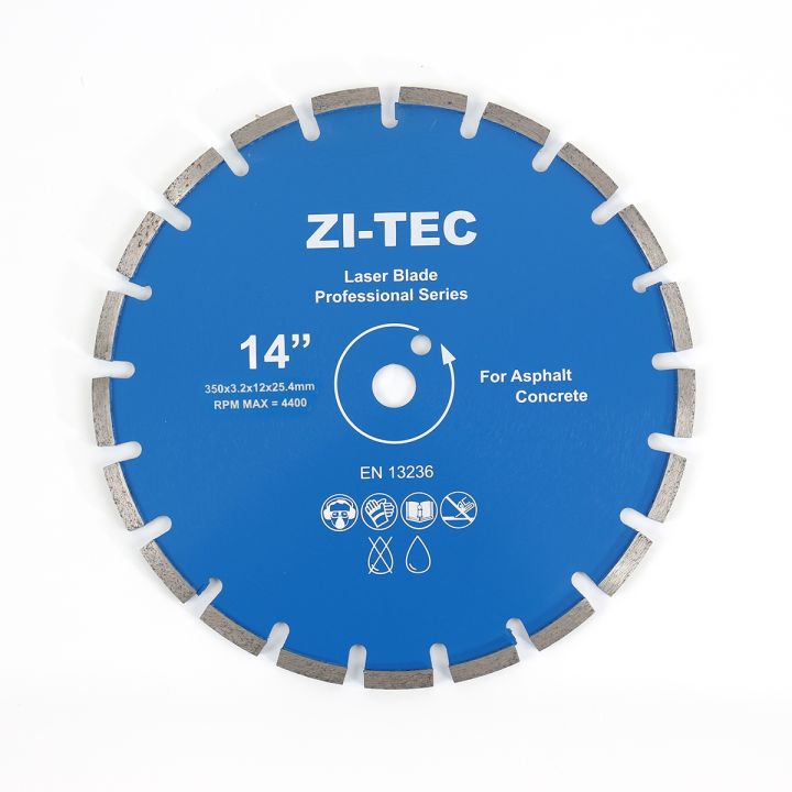 ZI-TEC ใบตัดคอนกรีต 14 นิ้ว [ส่งเร็วส่งไว มีเก็บเงินปลายทาง]