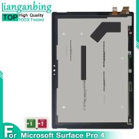 LCD ทดสอบแล้วสำหรับ Microsoft Surface Pro 4 1724จอแสดงผล LCD แบบสัมผัสหน้าจออะไหล่ทดแทนประกอบแผงดิจิไทเซอร์มี/ไม่มีบอร์ด