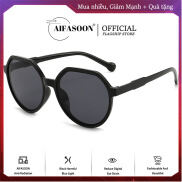 AIFASOON Kính Râm Nữ Kính Phong Cách Dễ Thương Vòng Khung Sunglasses Tráng