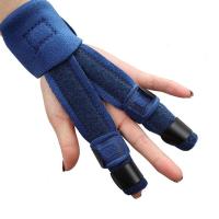 Adjustable 2 Finger Splint Hand Wrist Brace Support for Trigger Finger Aluminum Support Brace Guard Splints Tendon Pain Relief