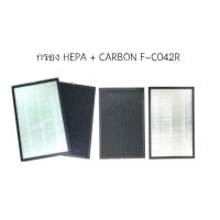 อะไหล่ กรอง HEPA + CARBON F-C042R IMARFLEX แผ่นกรอง เครื่องฟอกอากาศ  หนา 4 ซม. อิมาร์เฟล็กซ์