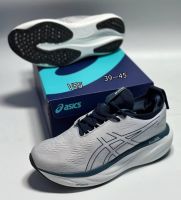 ??รองเท้าวิ่ง ASICS MEN GE NIMBUS 25 ของใหม่100% พร้อมกล่อง ป้ายครบไซส์ สินค้าถ่ายจากงานจริง  ใส่ได้ทั้งชายและหญิง ใส่สบาย พร้อมจัดส่ง