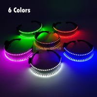 5V LED Glasses Laser Glasses For Nightclub Performers led glasses party Dancing Glowing LED Mask Rave Glasses