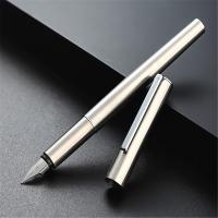 Jinhao 35หัวปากกาปากกาหมึกซึมเงินเครื่องเขียนในโรงเรียนสำนักงาน Ef/f หัวปากกาปากกาคัดลายมือหมึก