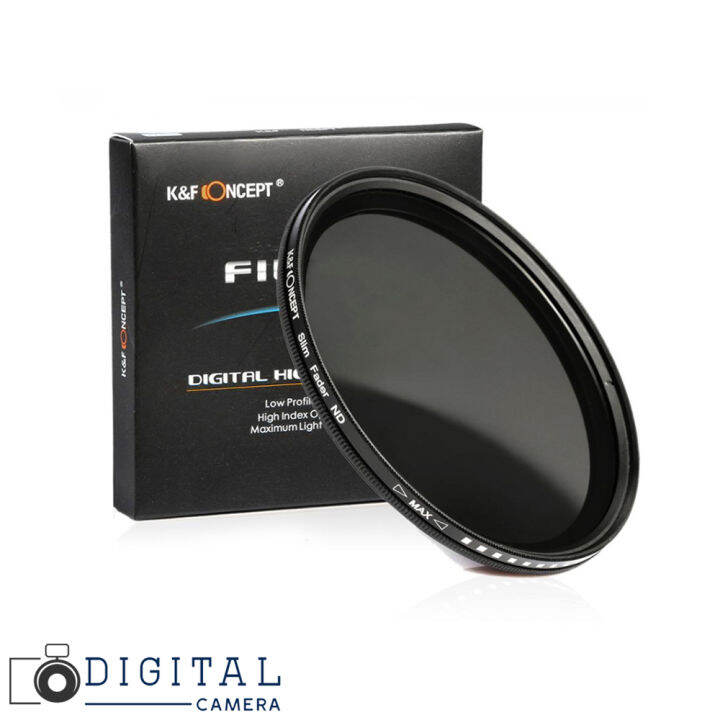 K&F CONCEPT 58mm ND2-400 Variable Neutral Density ND Filter | Lazada.co.th