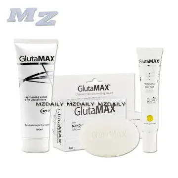 GlutaMAX Underarm Inner Thigh Ultimate Skin White Gluta Lightening Cream  30g Deo