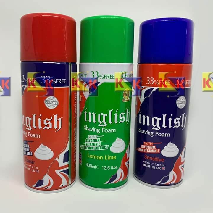 INGLISH SHAVING FOAM Soft Soapy Substance For Removing Hair With Razor ...