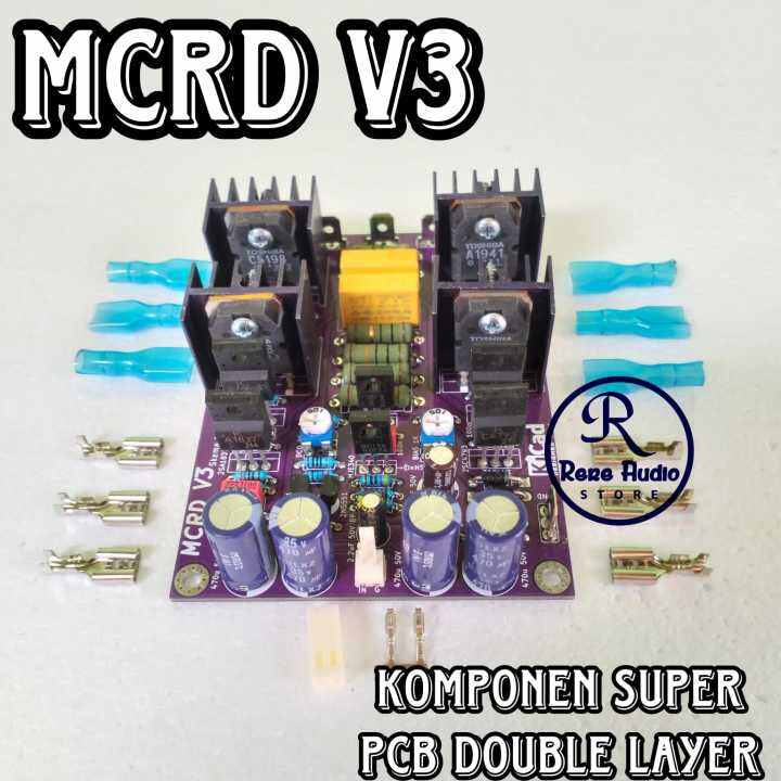 Driver Power MCRD V3 FR4 Fiberglass Original Karakter LOW SUB Amplifier