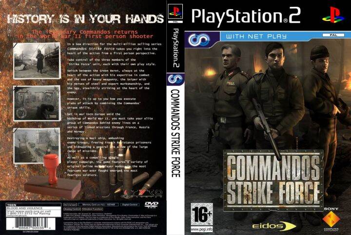 แผ่นเกมส์ PS2 Commandos Strike Force คุณภาพ ส่งไว | Lazada.co.th