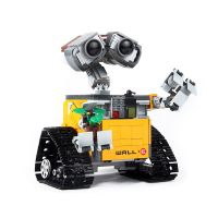 (Popular toys) ดิสนีย์ Walle ภาพยนตร์วอล L.E Eva หุ่นยนต์ MOC DIY รุ่นอาคารอิฐบล็อกชุดคลาสสิกตุ๊กตาของเล่นเด็กสำหรับเด็กของขวัญ