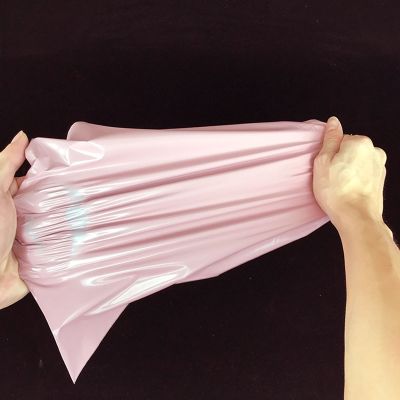 100pcs set New Pink Shipping Bag Courier Bag Clothing Packaging Bag Environmental Organization Customized Express Bag