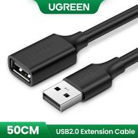 UGREEN USB สายต่อ USB2.0 สายเคเบิล สำหรับ Smart TV PS4 Xbox One SSD USB2.0 ไปยัง Extender Data Cord QC8191634