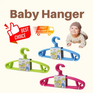 5pcs Blue Children Clothes Hangers, Baby Infant Kids Special Hangers,  Clothes Drying Racks